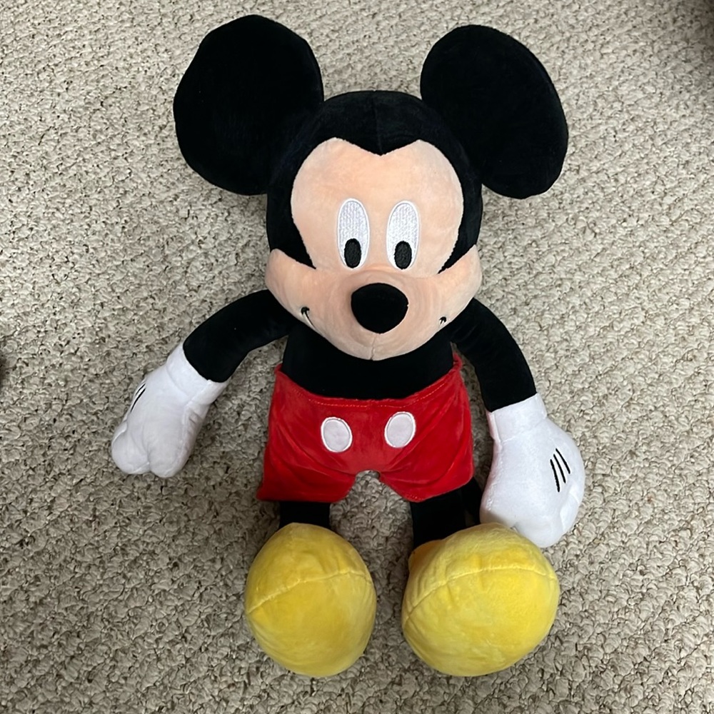 Plush Mickey Mouse- 18in Like New